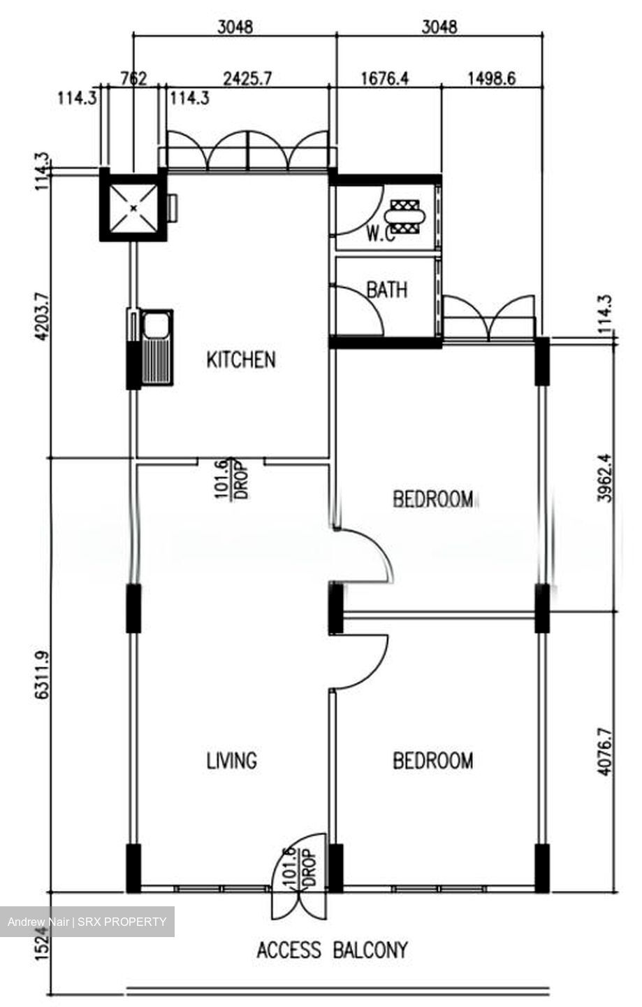 Blk 75 Bedok North Road (Bedok), HDB 3 Rooms #555303201